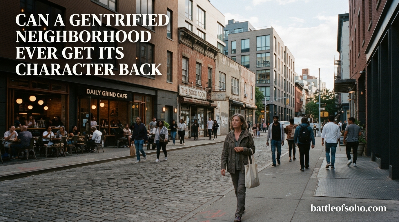 Can a Gentrified Neighborhood Ever Get Its Character Back