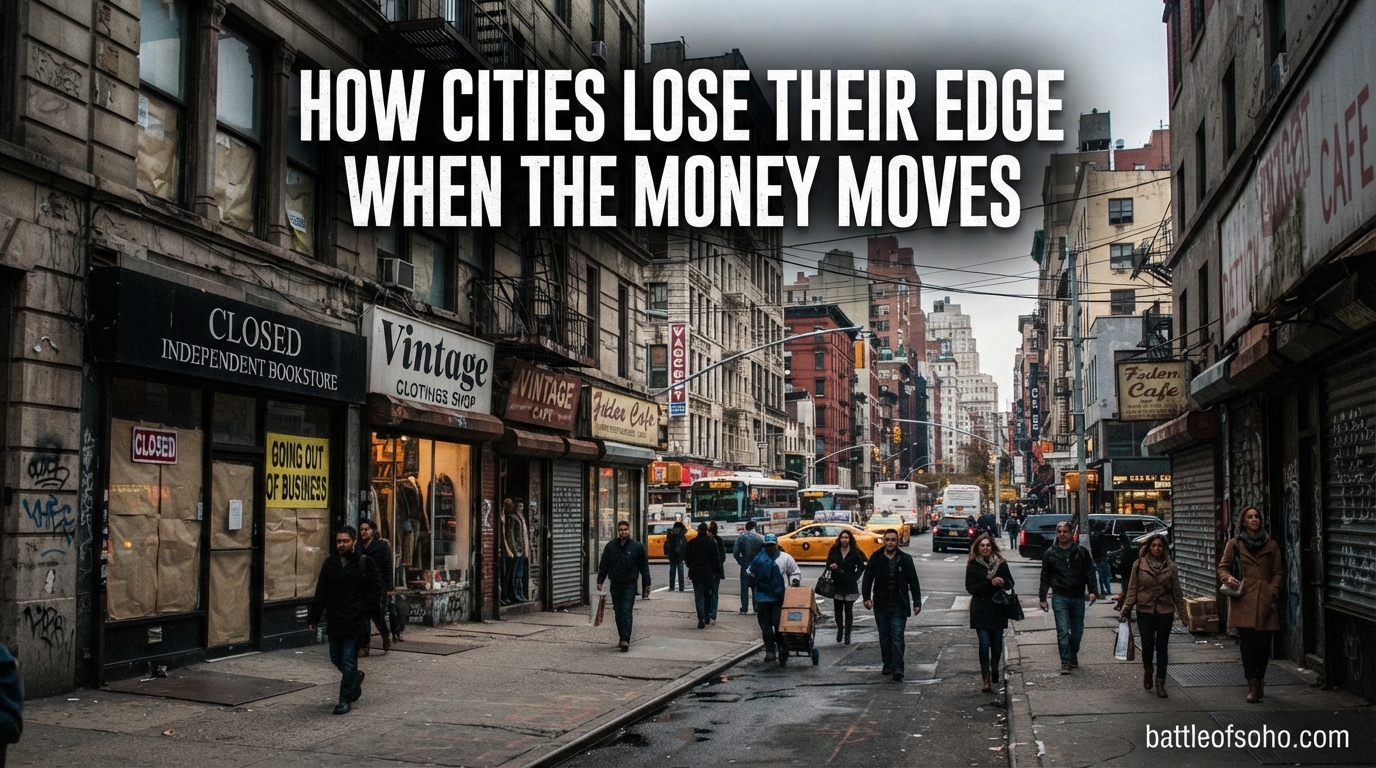 How Cities Lose Their Edge When the Money Moves