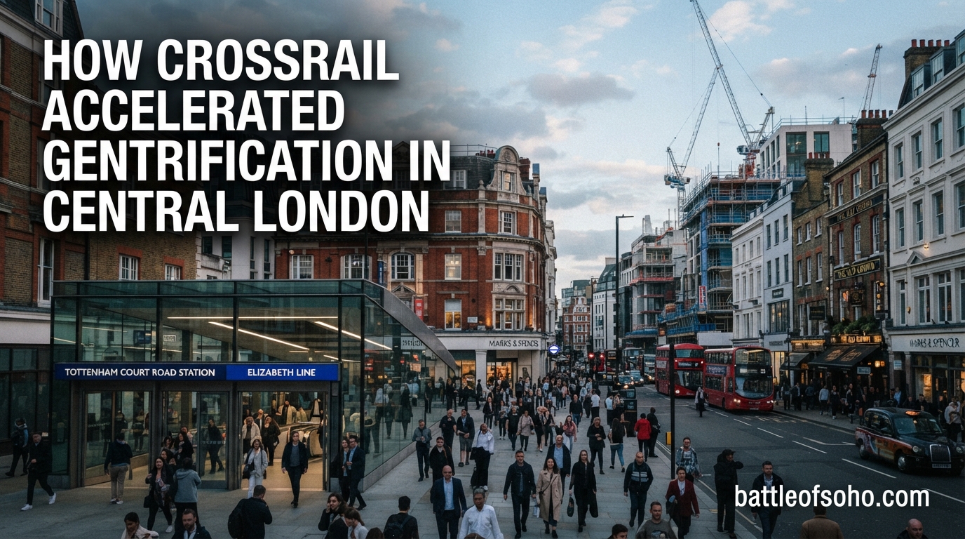 How Crossrail Accelerated Gentrification in Central London