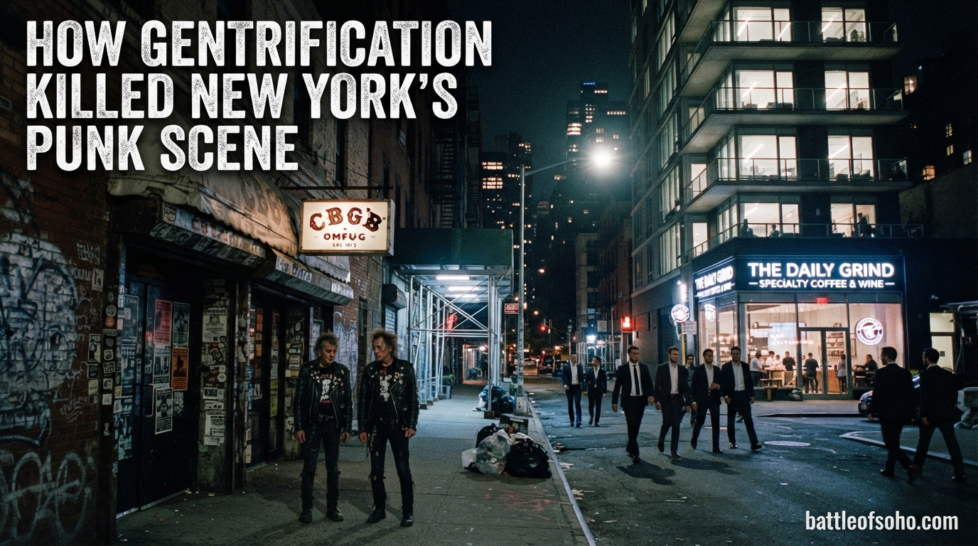 How Gentrification Killed New York's Punk Scene