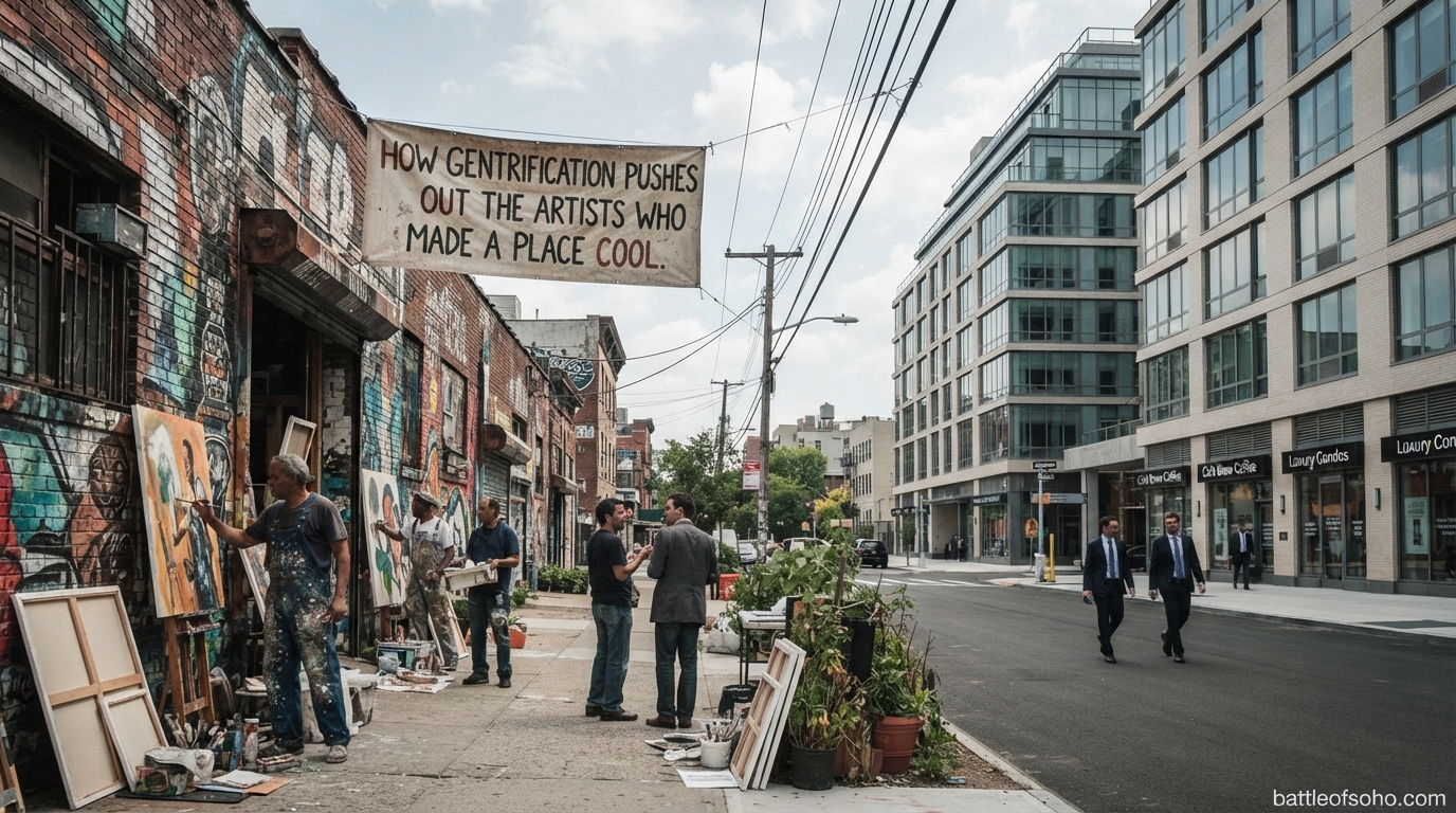 How Gentrification Pushes Out the Artists Who Made a Place Cool