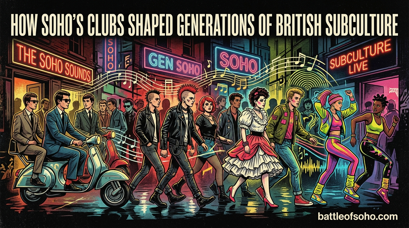 How Soho's Clubs Shaped Generations of British Subculture