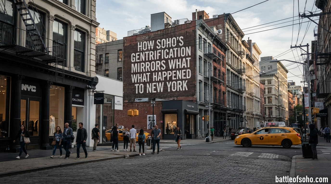 How Soho's Gentrification Mirrors What Happened to New York