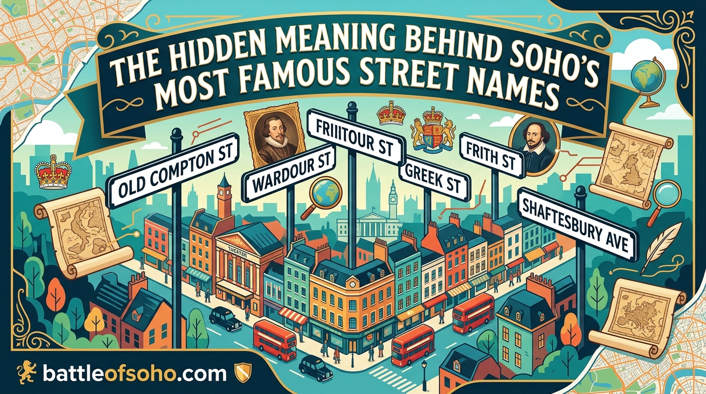 The Hidden Meaning Behind Soho’s Most Famous Street Names