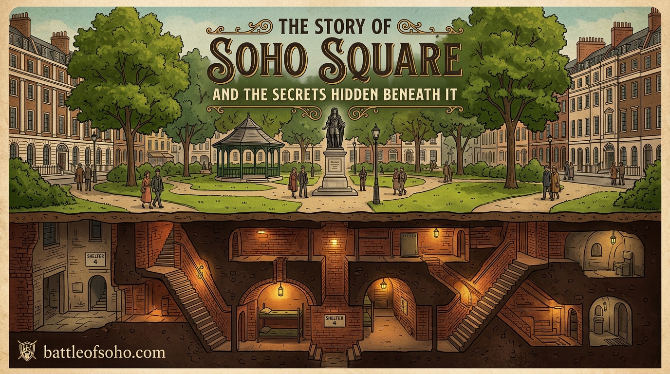 The Story of Soho Square and the Secrets Hidden Beneath It