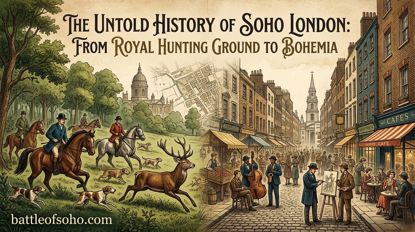 The Untold History of Soho London From Royal Hunting Ground to Bohemia