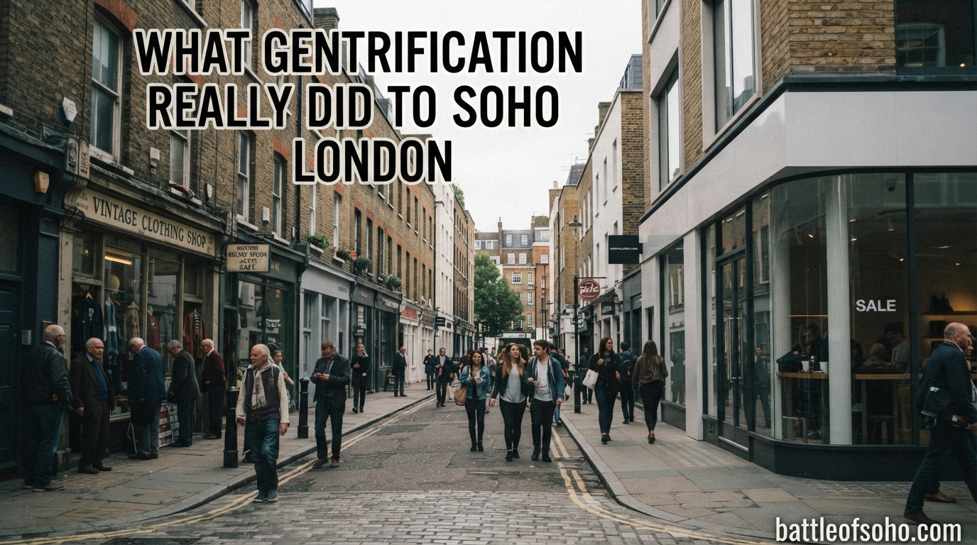 What Gentrification Really Did to Soho London
