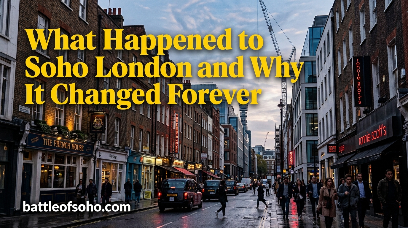 What Happened to Soho London and Why It Changed Forever