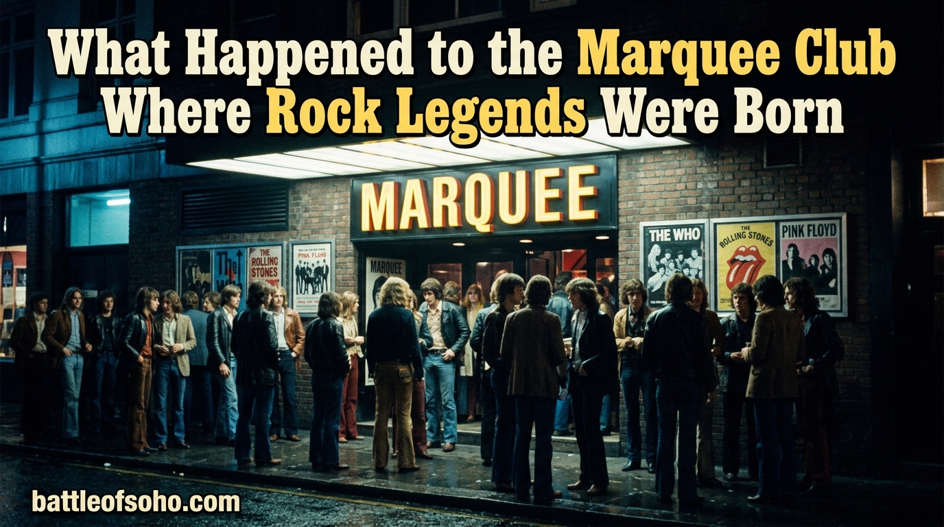 What Happened to the Marquee Club Where Rock Legends Were Born