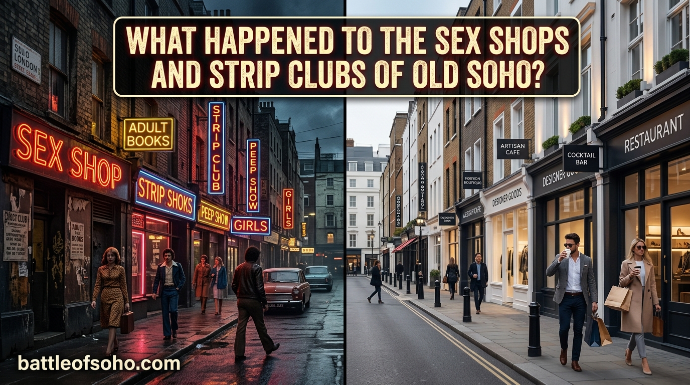 What Happened to the Sex Shops and Strip Clubs of Old Soho