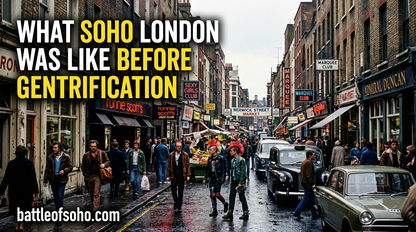 What Soho London Was Like Before Gentrification