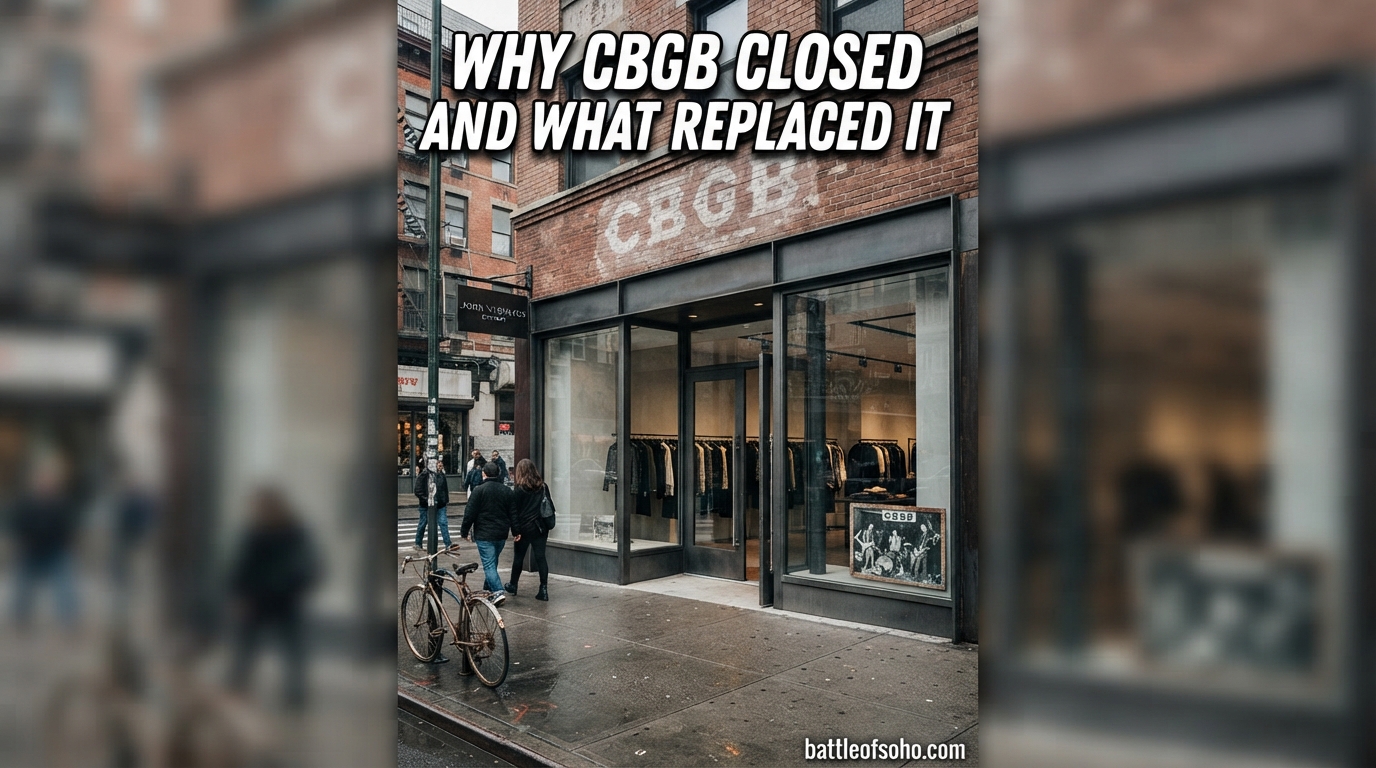 Why CBGB Closed and What Replaced It