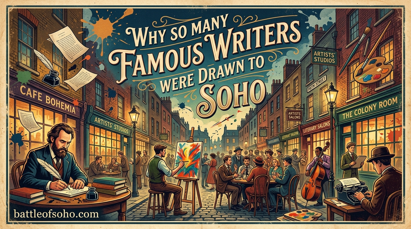 Why So Many Famous Writers and Artists Were Drawn to Soho