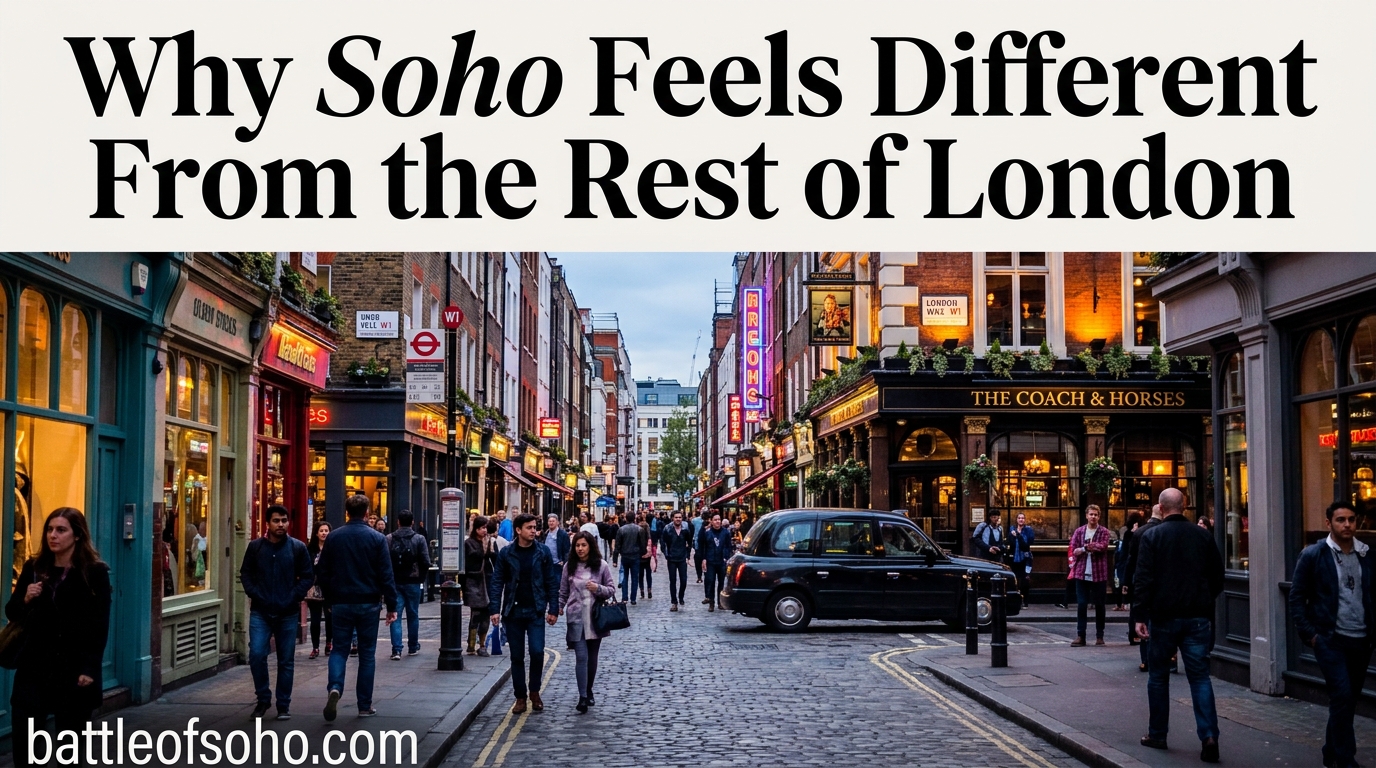 Why Soho Feels Different From the Rest of London
