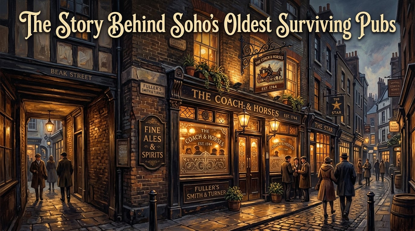 The Story Behind Soho's Oldest Surviving Pubs