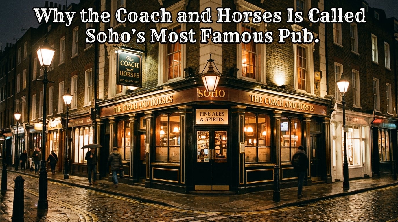 Why the Coach and Horses Is Called Soho's Most Famous Pub