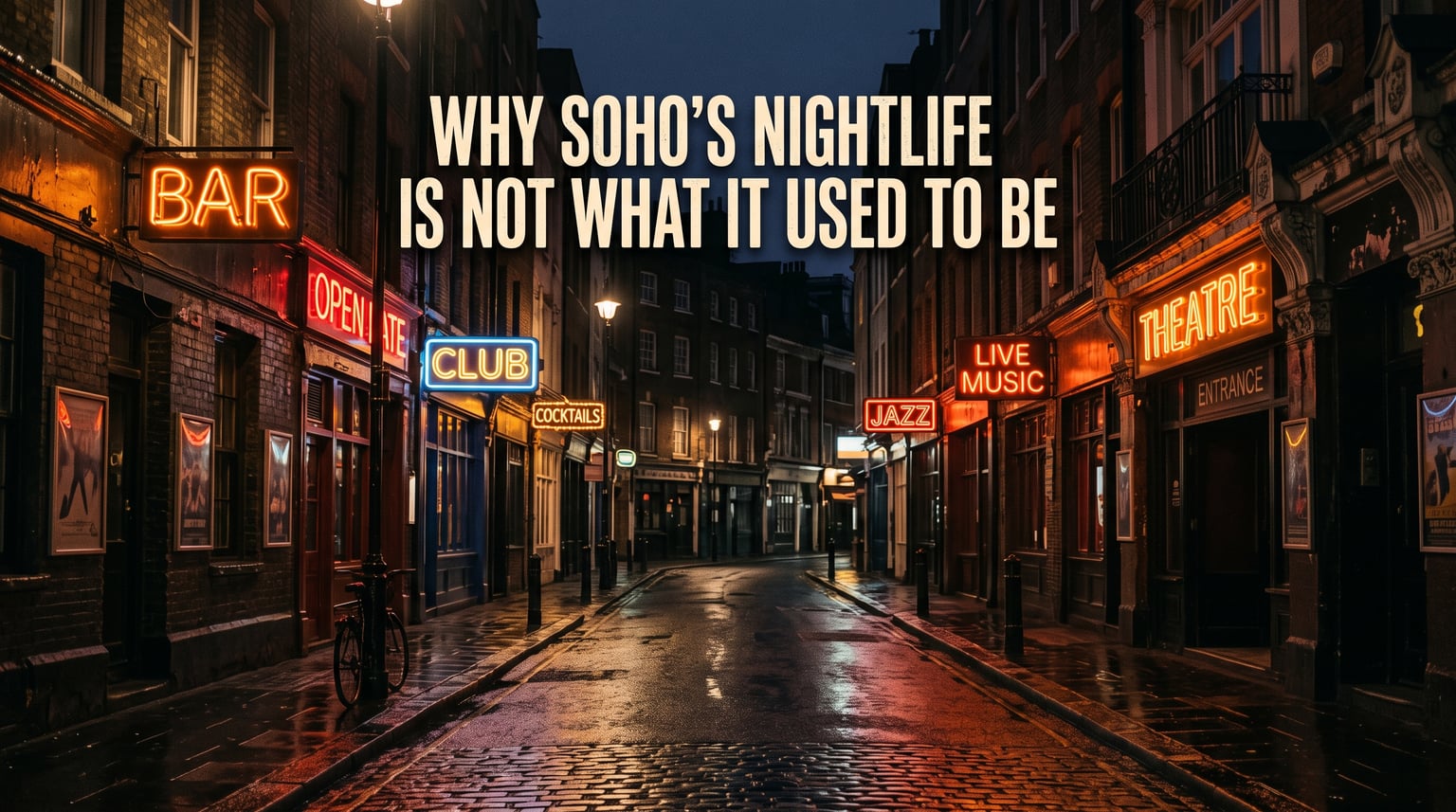 Why Soho's Nightlife Is Not What It Used to Be