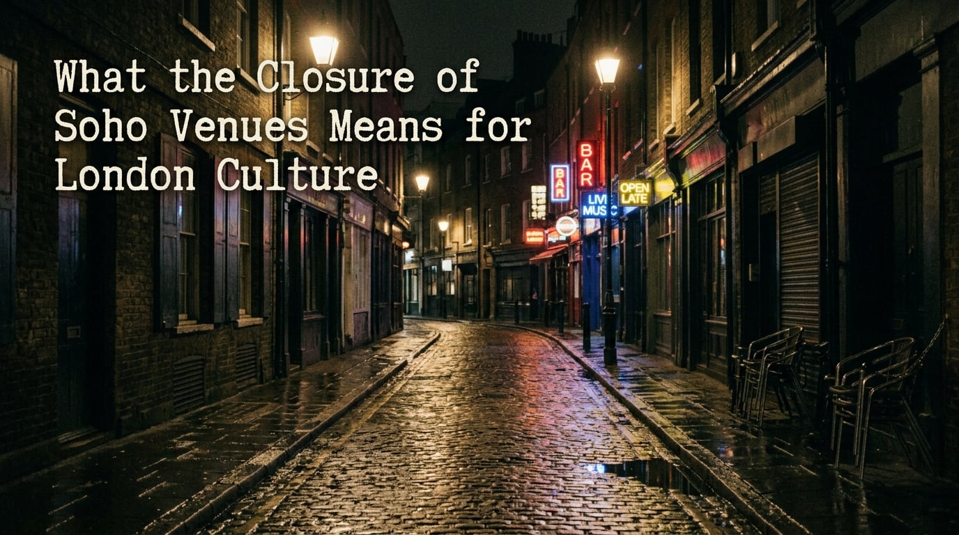 What the Closure of Soho Venues Means for London Culture