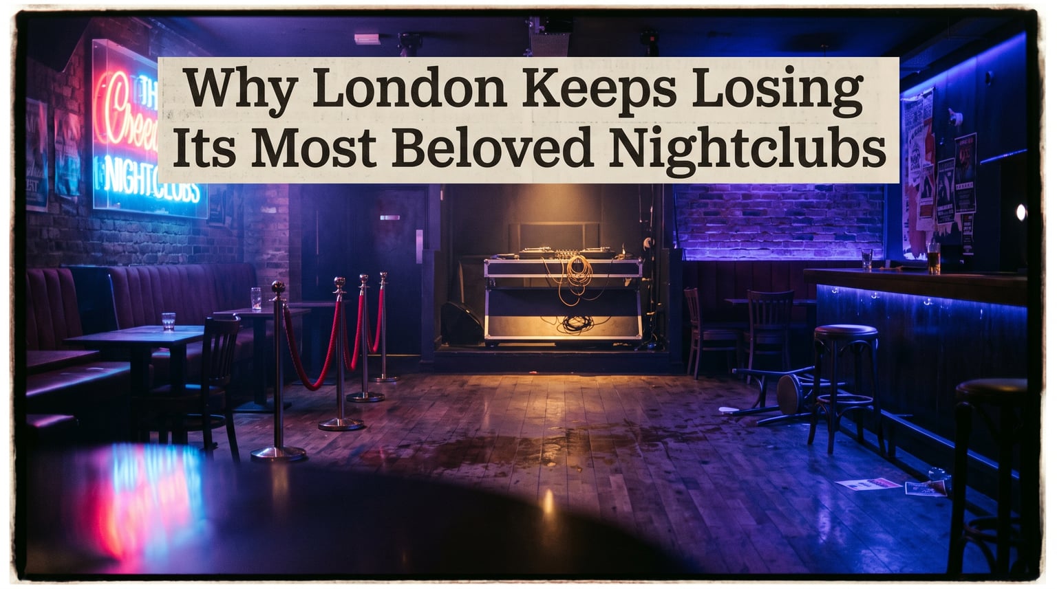 Why London Keeps Losing Its Most Beloved Nightclubs