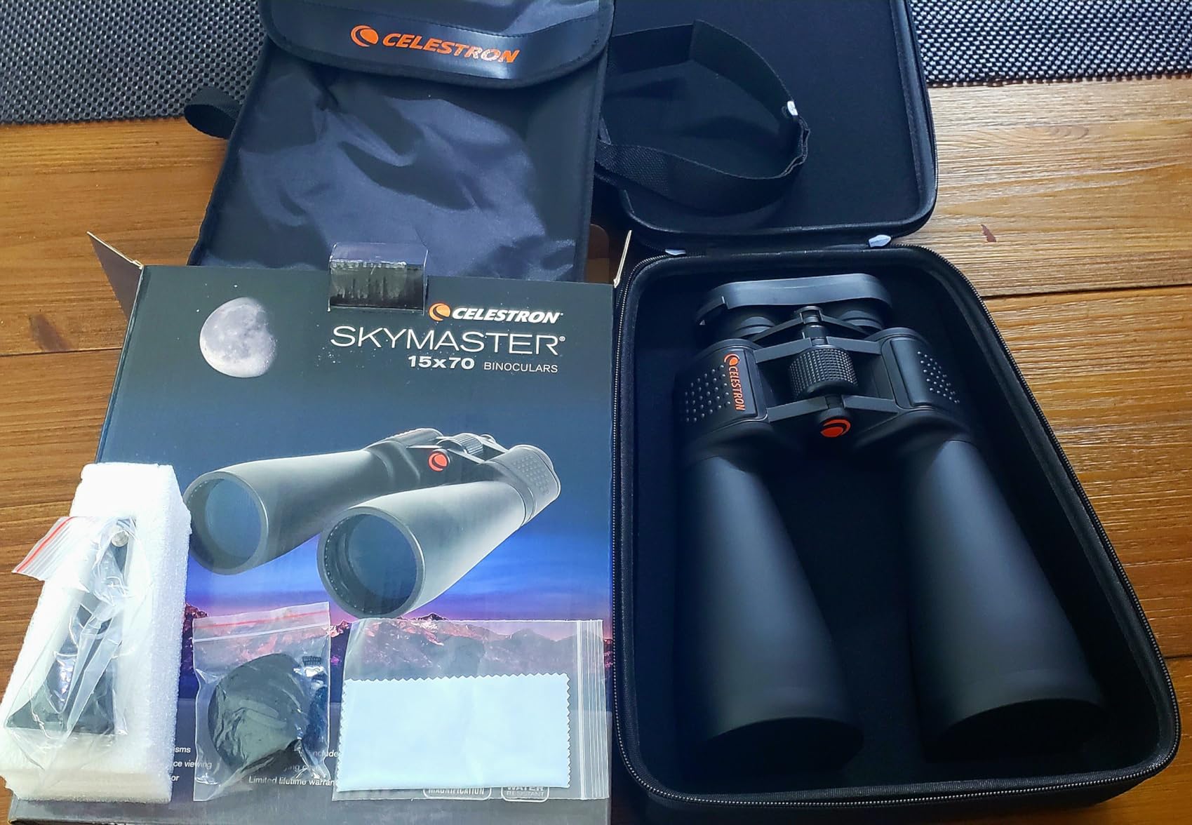 Celestron SkyMaster 15x70 Astronomy Binoculars for Stargazing and Deep-Sky | Multi-Coated BaK-4 Optics, Tripod Adapter & Carry Case customer photo 1