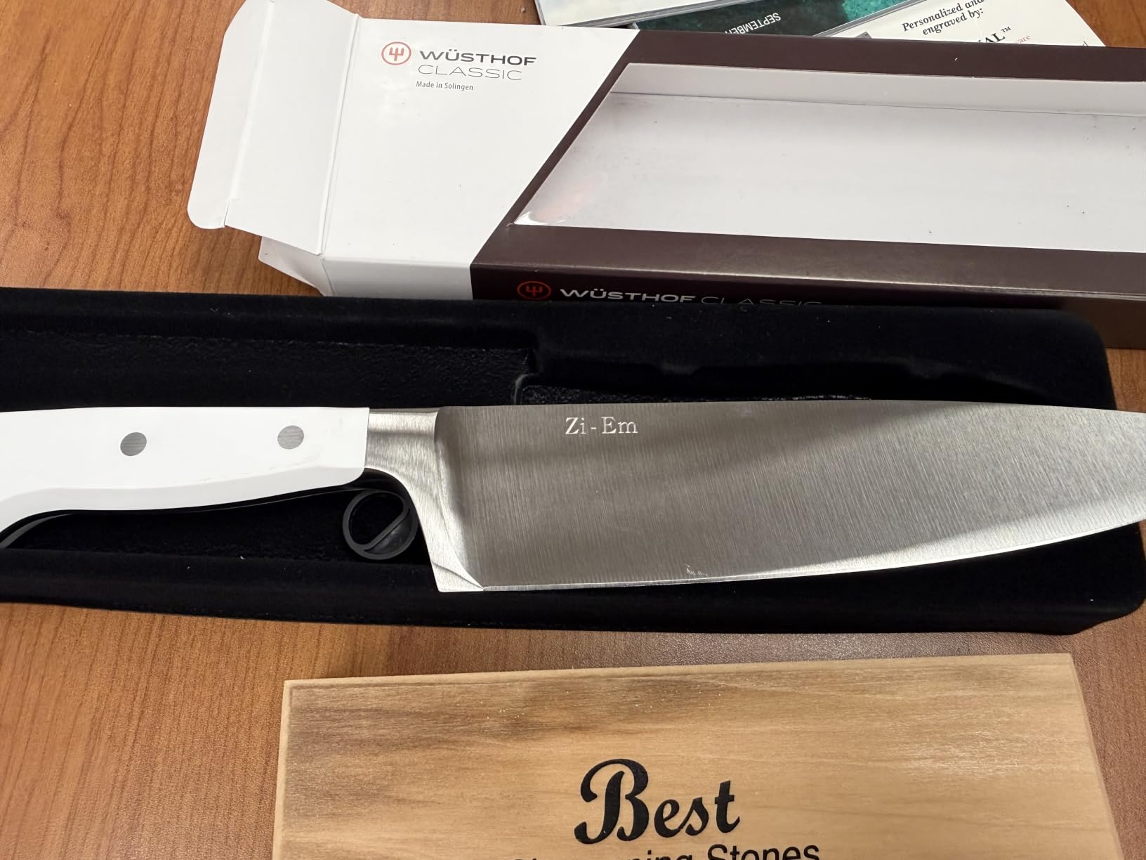 WÜSTHOF Classic 8 Inch Chef's Knife,Black,8-Inch customer photo 1