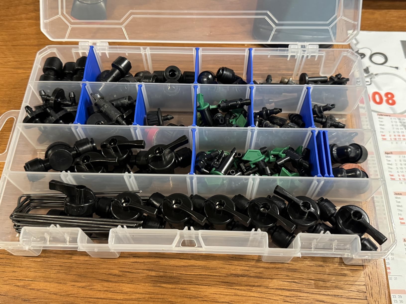Flambeau Outdoors 3003 Tuff Tainer, 18 Compartments, 9 Zerust Dividers | Compact divided tackle box with 9 Zerust dividers for up to 18 compartments. Translucent, 9.125 x 5 x 1.25in customer photo 1