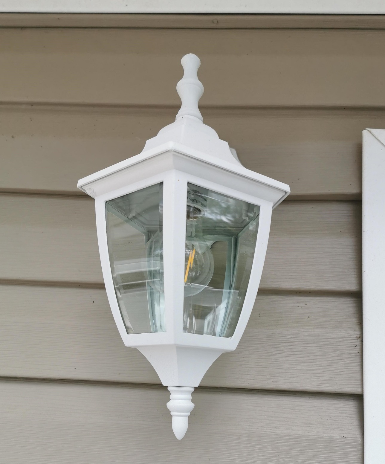 Designers Fountain Waterbury Outdoor Light Fixture, 14.25 Inch Exterior Wall Lantern Sconce for Front Door, Patio and Porch, Black, 2461-BK customer photo 2