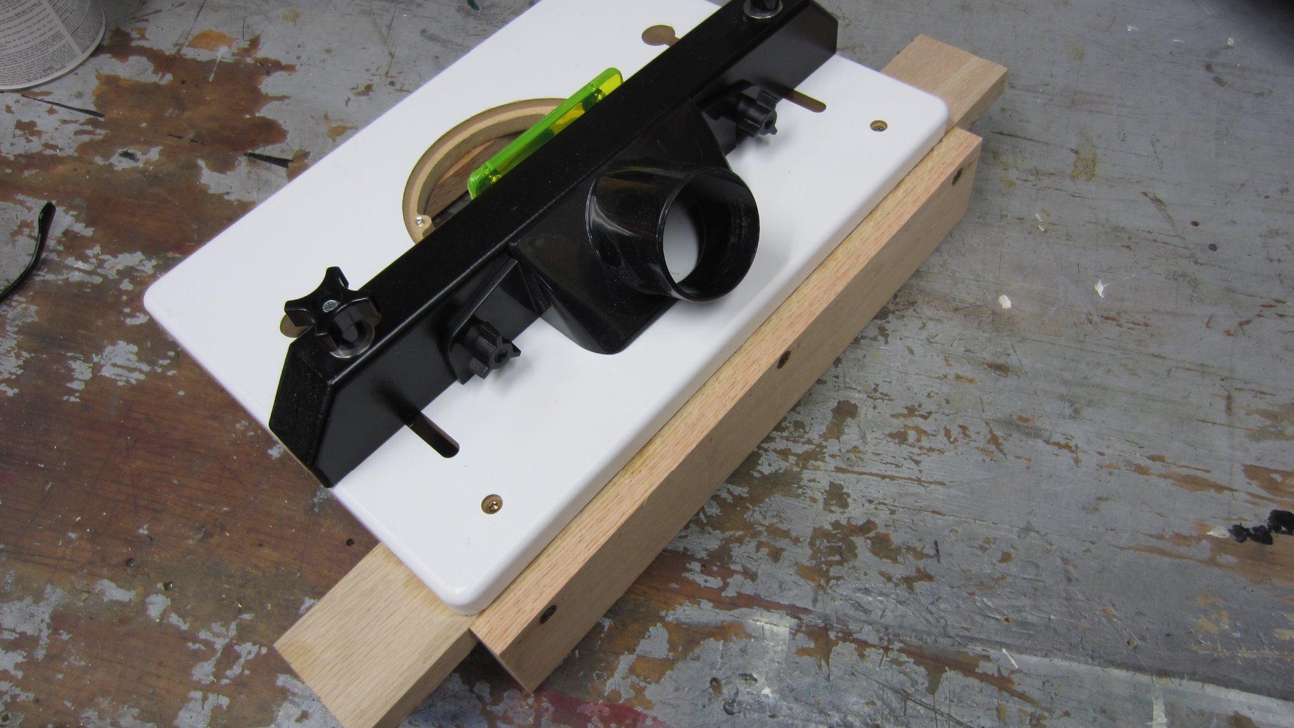 Rockler Trim Router Table with Bit Guard, Adjustable Compact Router Table customer photo 1
