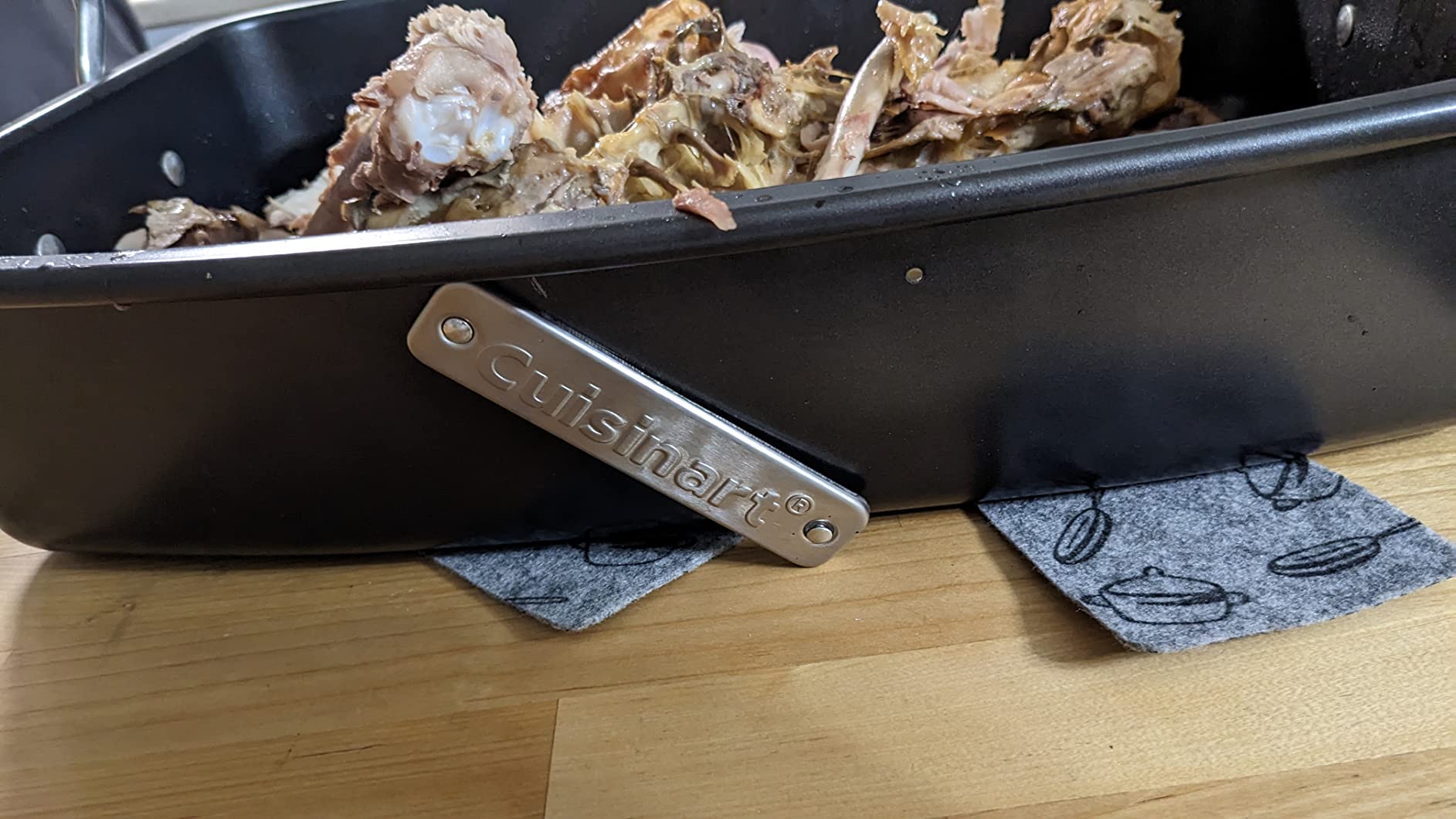 Cuisinart ASR-1713V Ovenware Classic Collection 17-by-13-Inch Roaster with Removable Rack, Silver customer photo 2