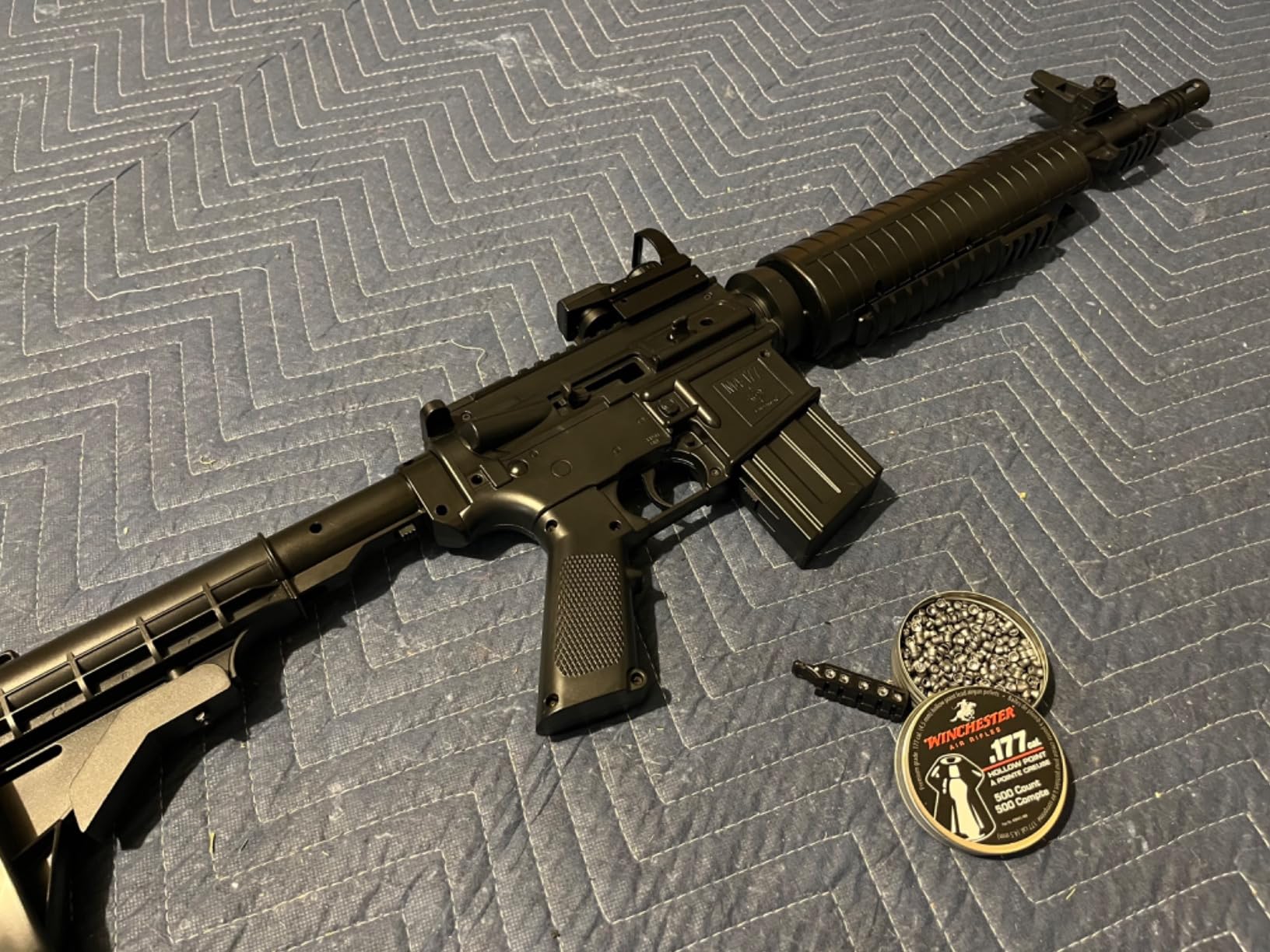 Crosman M4-177 Tactical Style Variable Pump .177-Caliber Pellet/BB Air Rifle Series customer photo 1