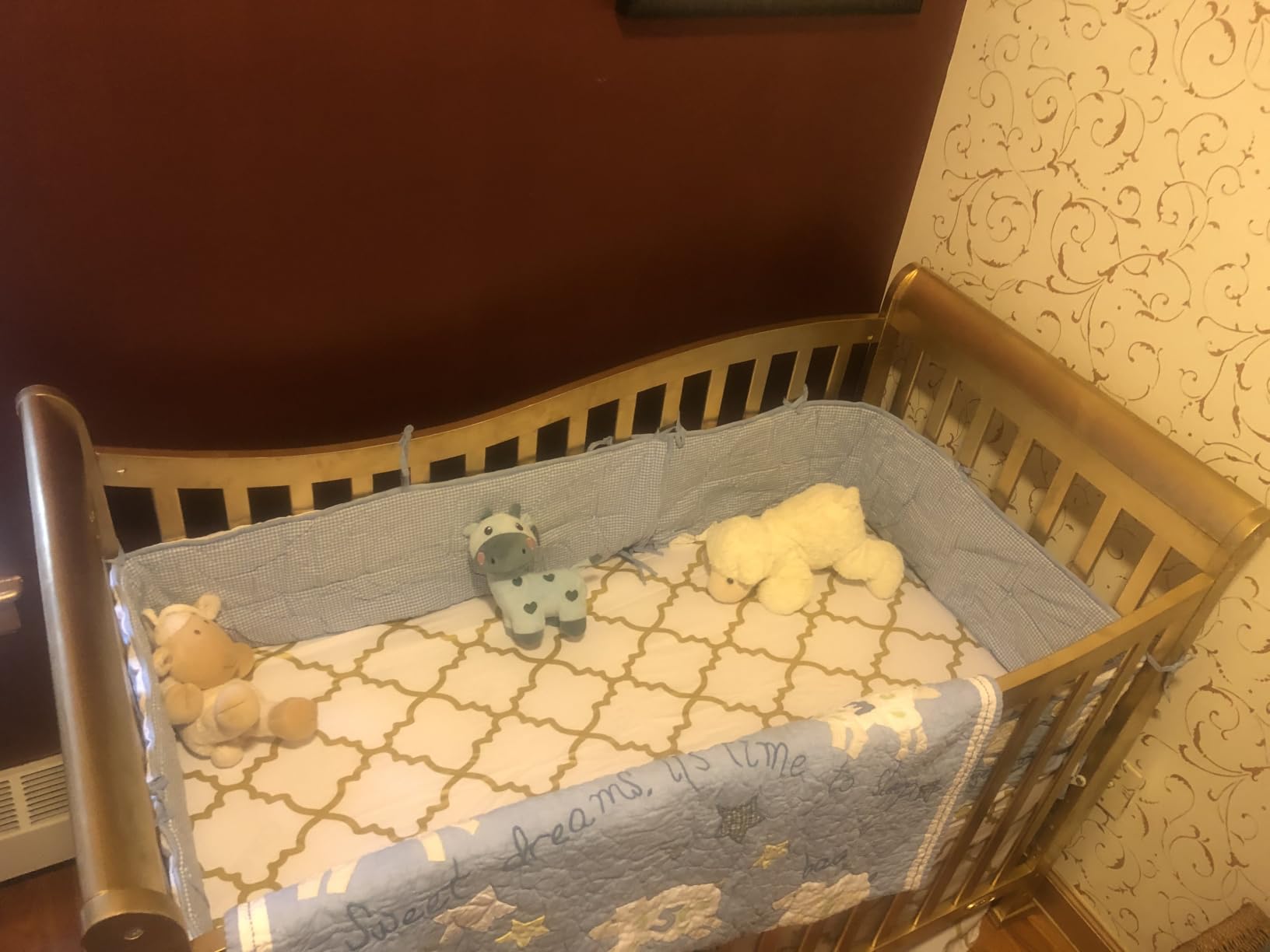 Dream On Me Violet 7-in-1 Convertible Full-Size Baby Crib with Toddler, Day & Full Bed Conversion in White, GreenGuard Gold & BSA, 3 Mattress Heights, Sustainable Pinewoo customer photo 1