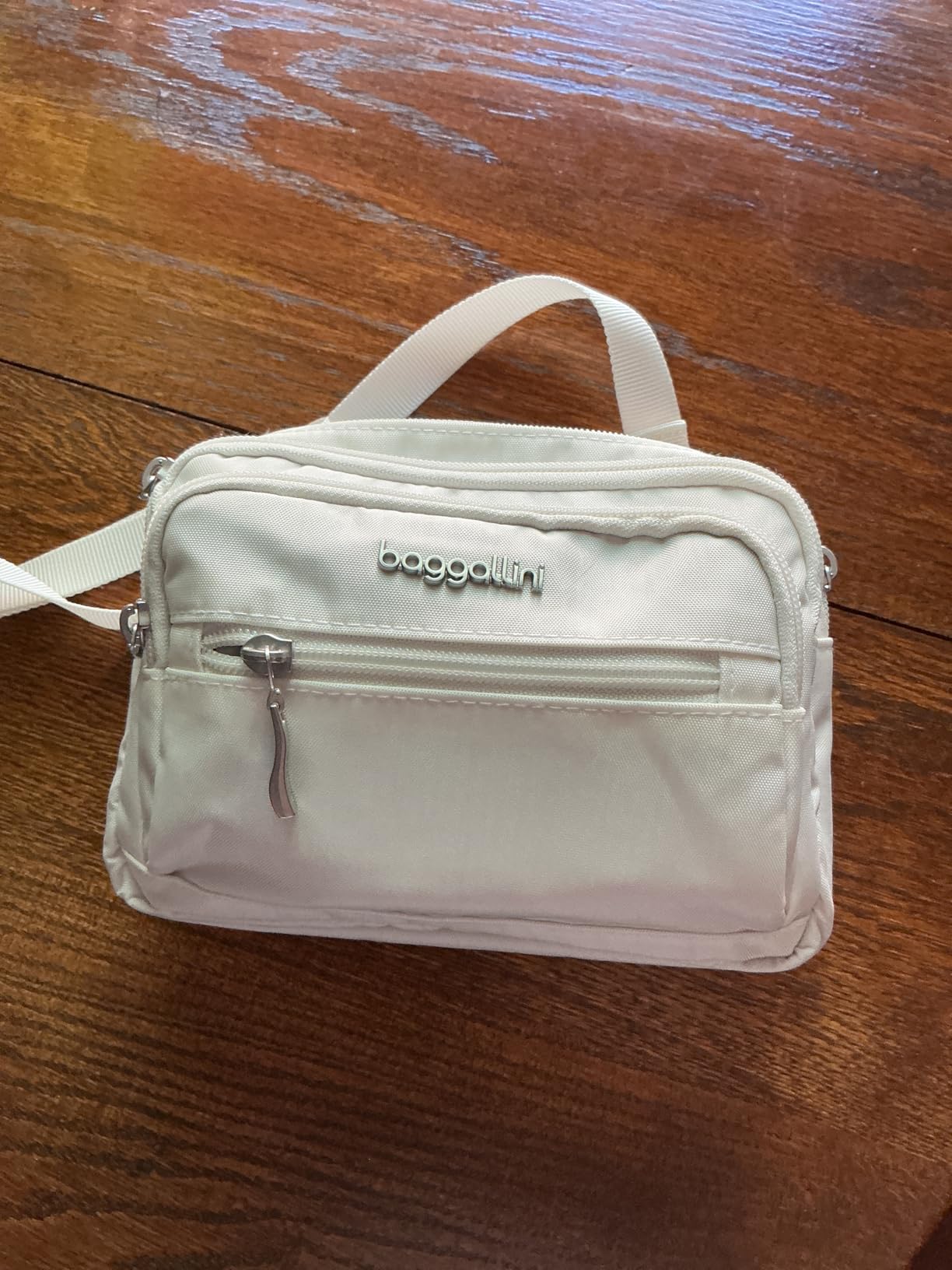 Triple Zip Small Crossbody Bag for Women - Lightweight Convertible Fanny Pack Belt Bag customer photo 2