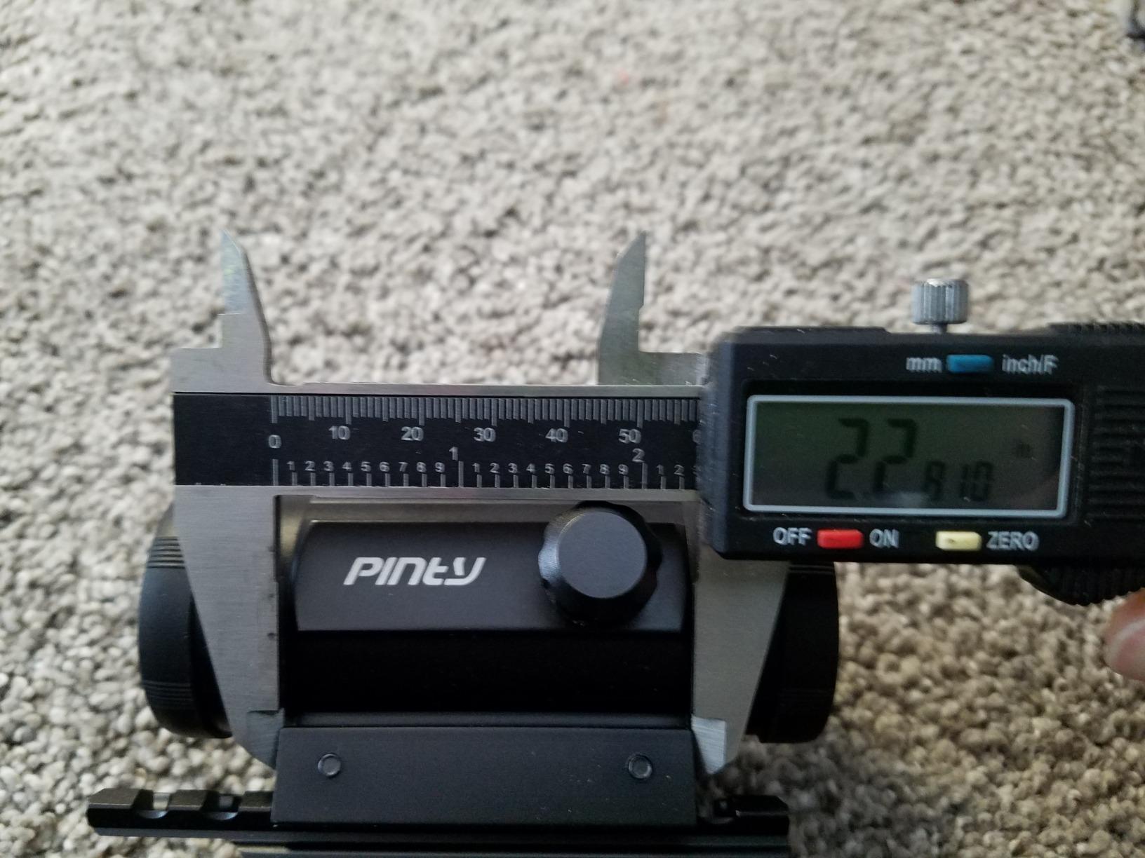 PINTY Red Dot Sight Reflex Optics with Multiple Reticles, Compact Tactical Rifle Scope for Picatinny Rail customer photo 1