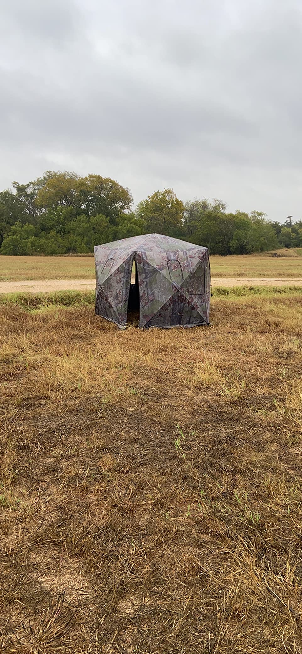Barronett Blinds Pentagon Portable Hunting Blind 5-Sided Hub Blind Huge Interior Low Profile Windows 4-Person 72 x 96 x 96 customer photo 1