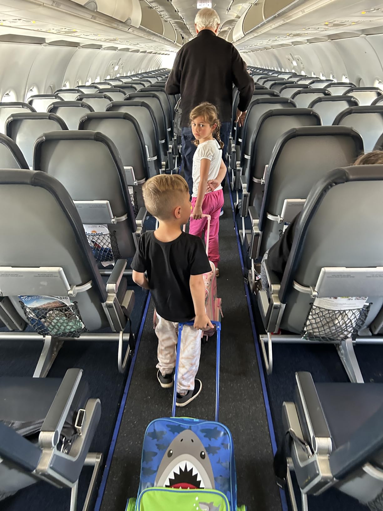 Stephen Joseph Kids Classic Rolling Luggage, Kids Luggage, Toddler Rolling Travel Carry On, Kids Suitcase with wheels customer photo 1