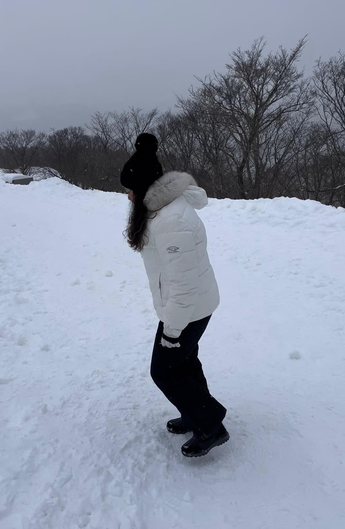 Women's Lumi Pull Over Fleece Lined Cargo Snow Pants customer photo 1