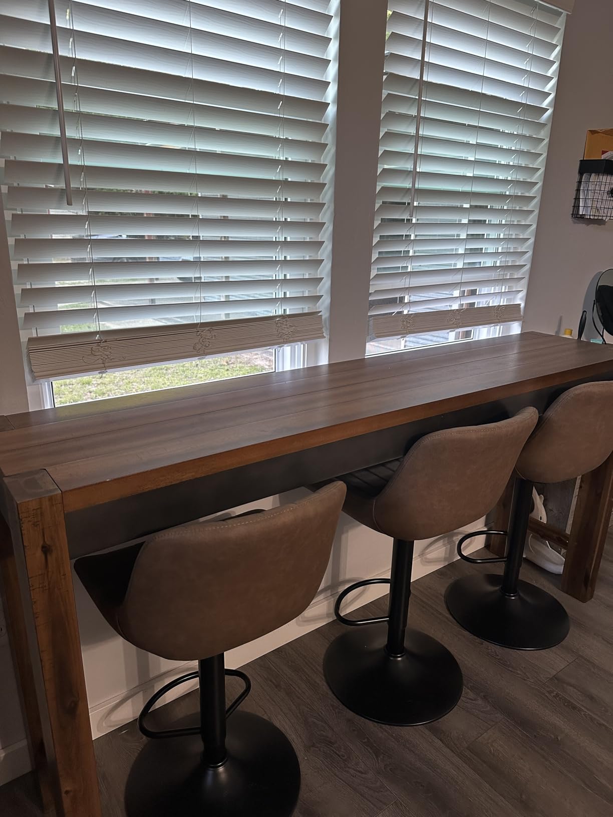 Signature Design by Ashley Furniture Torjin Long Counter Height Table, Seats up to 3, Wood, 72.13