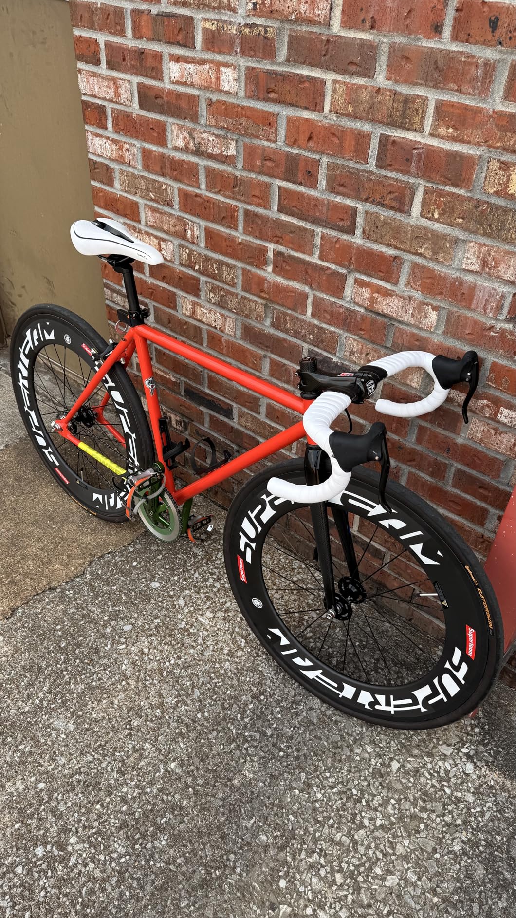 Superteam 88mm Carbon Clincher Fixed Gear Wheelset 23mm customer photo 2