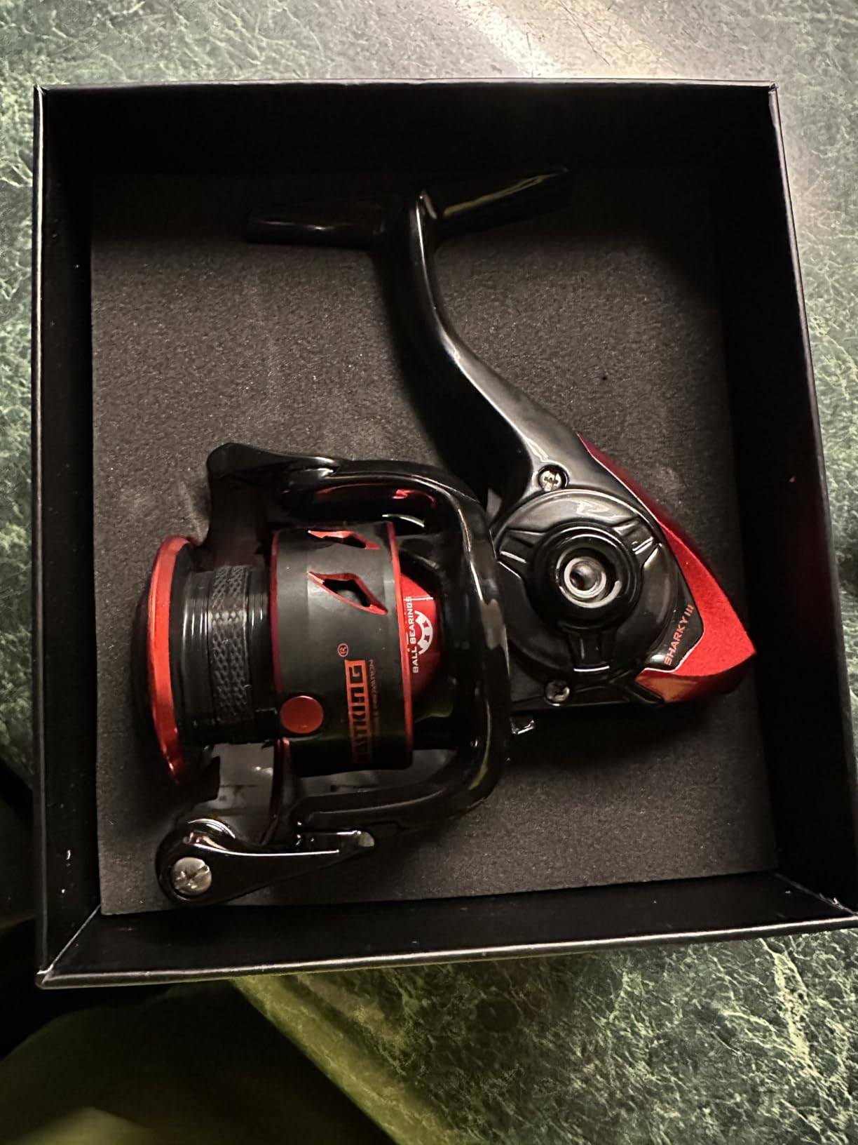 KastKing Sharky Spinning Fishing Reels for Saltwater & Freshwater | Max Drag: 39.5 lb, 10+1 BB, 9.8 oz, Lightweight Nylitech Frame, 5.2:1 & 6.2:1 Gear Ratio, Oversize Shaft customer photo 2