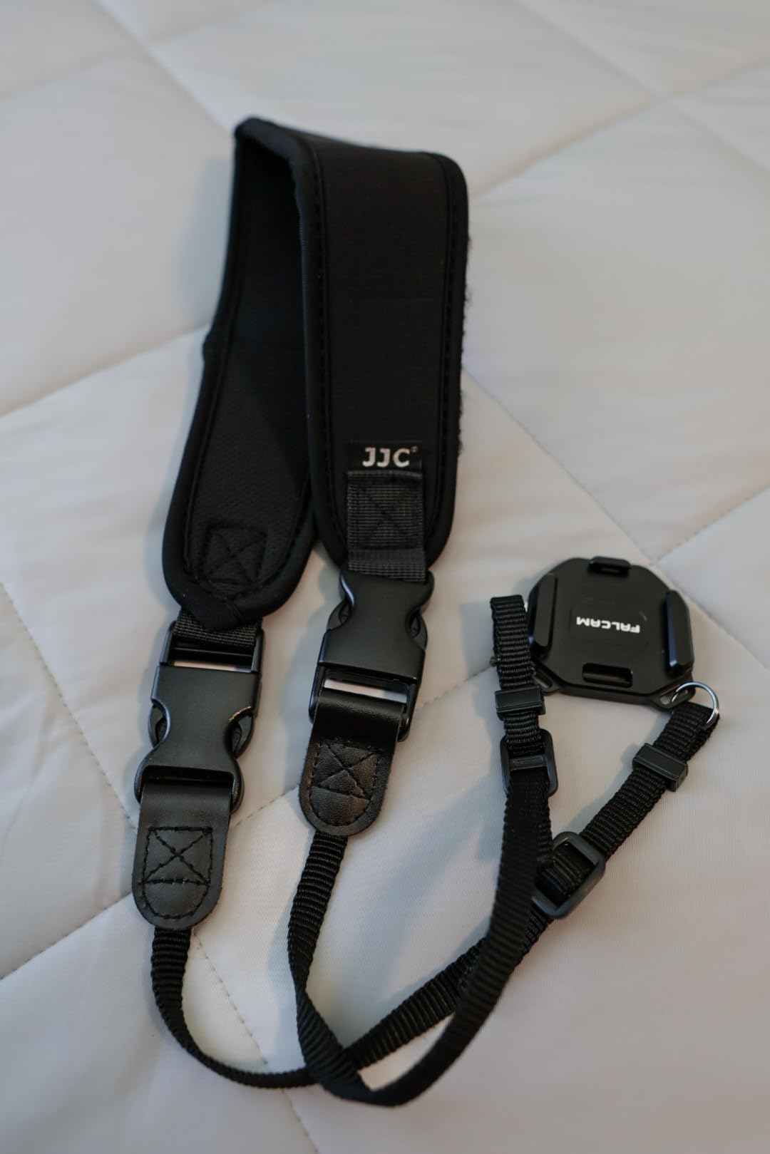 JJC DSLR Camera Neck Strap, Neoprene Shoulder Strap for Canon Nikon Sony | Camera Strap with Quick Release, Adjustable, for Canon Rebel T7 EOS R50 R6 R5 5D 6D Nikon D850 D7500 D5600 D3500 customer photo 1