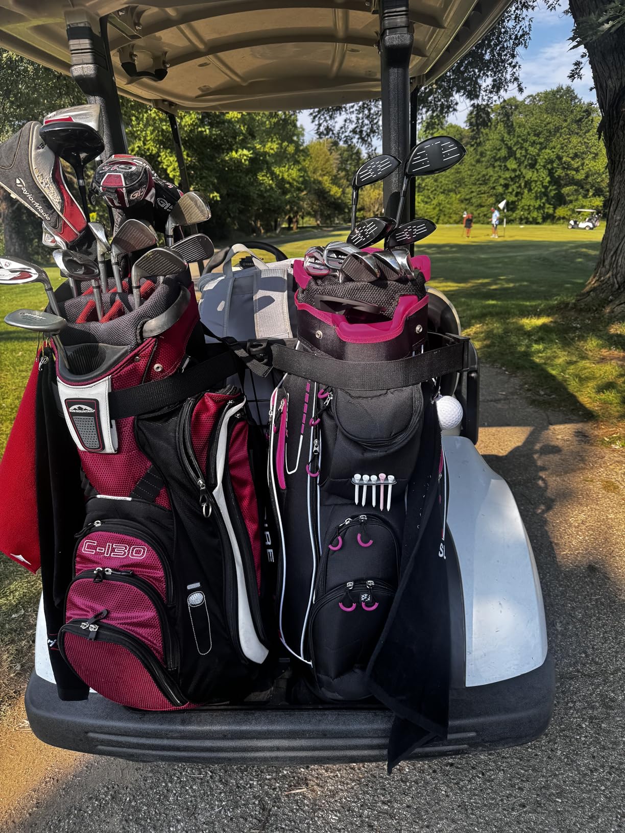 Aspire PRO-X Women's Golf Club Set | 16-piece titanium driver bag, fairway wood & hybrids, irons through wedge, putter, cart bag, 4 headcovers, regular/petite customer photo 2