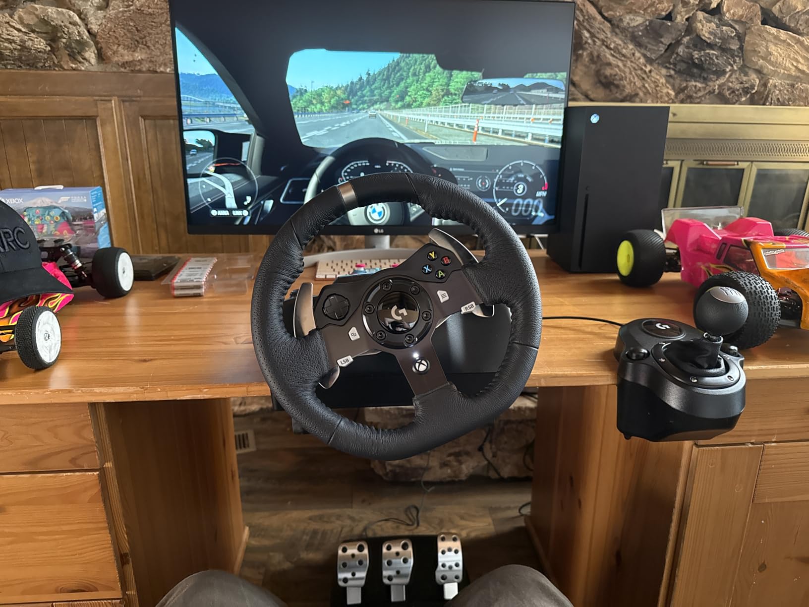 Logitech G920 Driving Force Racing Wheel G Driving Force Shifter Bundle for Xbox One and PC customer photo 2
