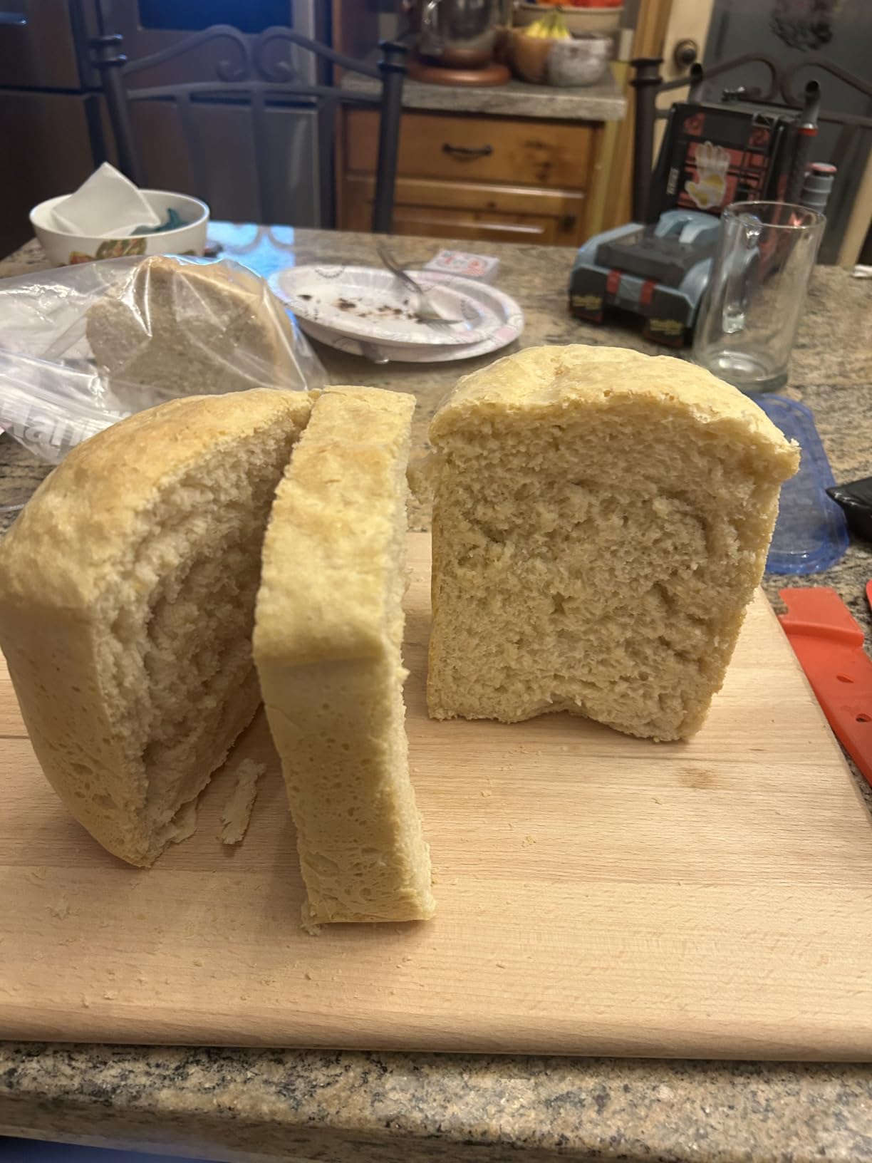 West Bend Hi-Rise Bread Maker Machine Programmable 12 Programs Including Gluten Free & 3 Loaf Sizes and Crust Colors with Traditionally-Shaped Horizontal Bread Pan with Dual Knead Blades, 3-Lb, Gray customer photo 1