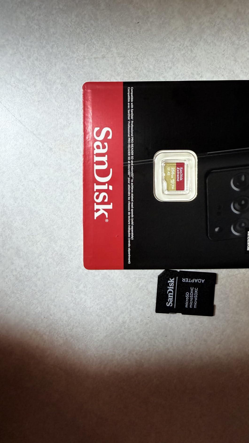 SanDisk 128GB Extreme microSDXC UHS-I Memory Card with Adapter - Up to 160MB/s, C10, U3, V30, 4K, A2 customer photo 1