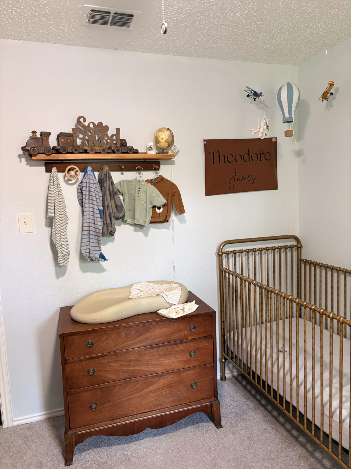 Namesake Abigail 3-in-1 Convertible Baby Crib (Gold) - GREENGUARD Gold Certified - Convertible Crib to Toddler Bed and Daybed - Baby Bed w/ 4 Adjustable Heights - Vintage Baby Crib Convertible customer photo 1