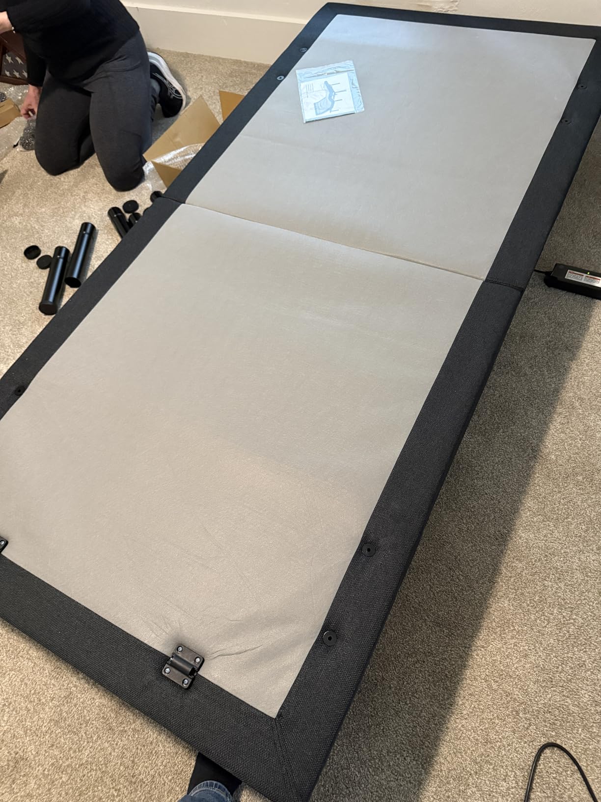 Sven & Son Harmony Adjustable Bed Base, Head and Foot Lift, Massage, Under-Bed Lights, USB, Memory, Zero Gravity Smart Frame - Queen customer photo 1