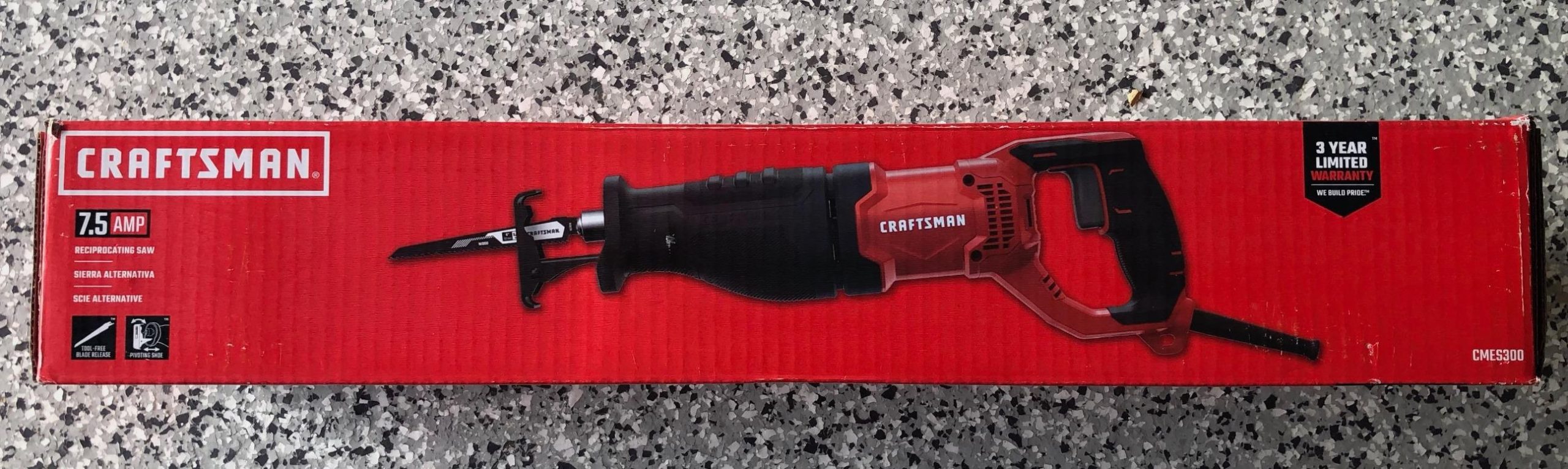 CRAFTSMAN Reciprocating Saw, 7.5 Amp, 3,200 RPM, Corded (CMES300) customer photo 2