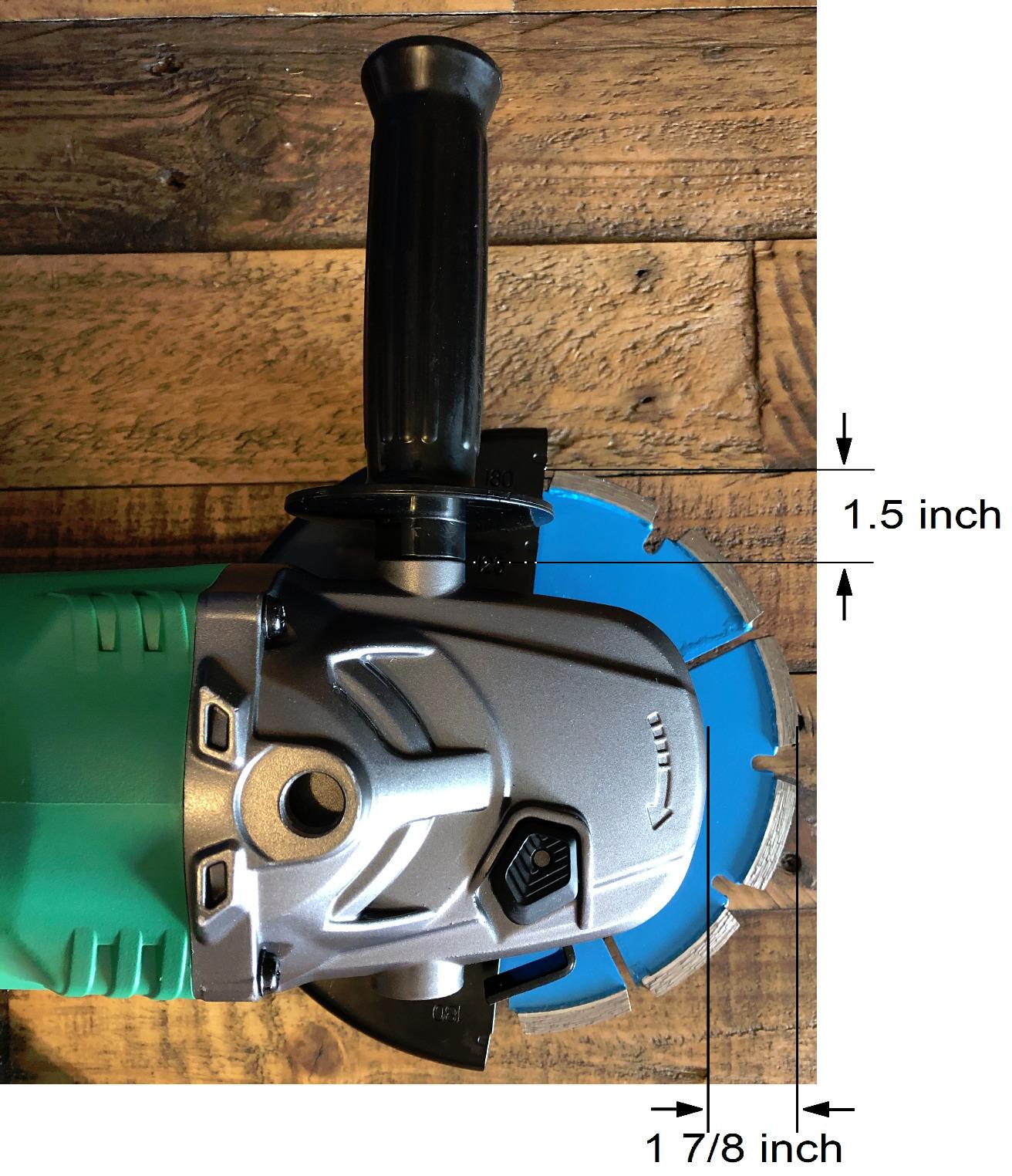 Metabo HPT Angle Grinder, 7-Inch, 15-Amp (G18ST) customer photo 2