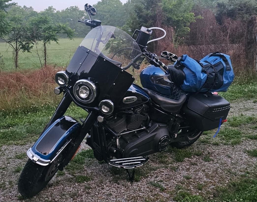 Earth Pak Waterproof Duffel Bag - Heavy Duty Motorcycle Dry Bag with Large Storage Space Perfect for Traveling, Camping, Kayaking, Fishing & Canoeing Bag 50L/70L/90L/120L Sizes customer photo 2
