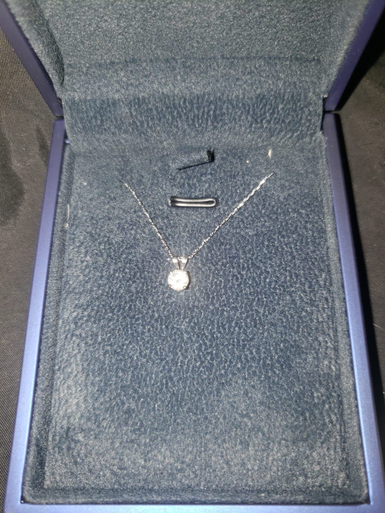 Pompeii 1/3 Ct Diamond Solitaire Pendant Necklace in 14k White Or Yellow Gold customer photo 1
